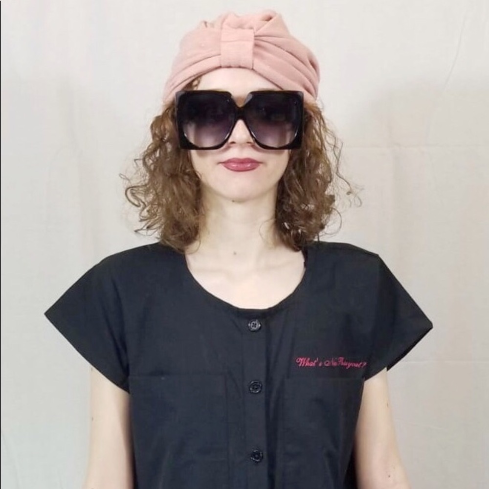 Handmade Black Jumper with Embroidery